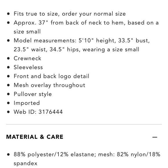 ADIDAS | Mesh-Overlay Logo Tank Black Dress XS - Picture 8 of 8